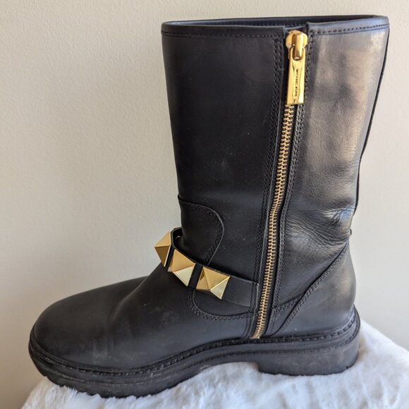 Michael Kors Layton Studded Leather Boot - Picture 4 of 9